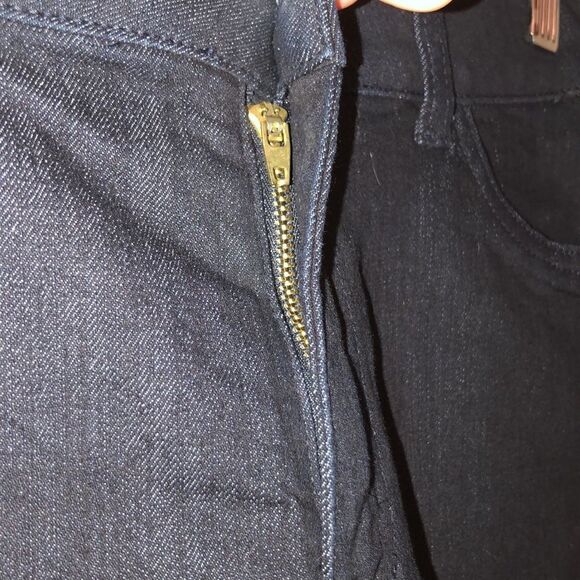 Sofia 8 Black Cuffed Stretch High Rise Denim Shorts - Picture 4 of 14